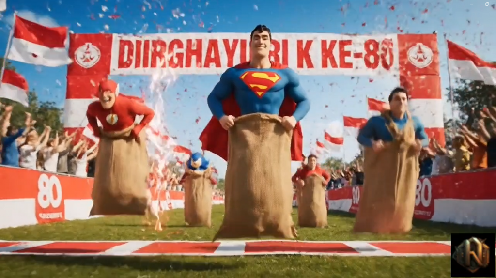 Generative AI Video_17 August the celebration