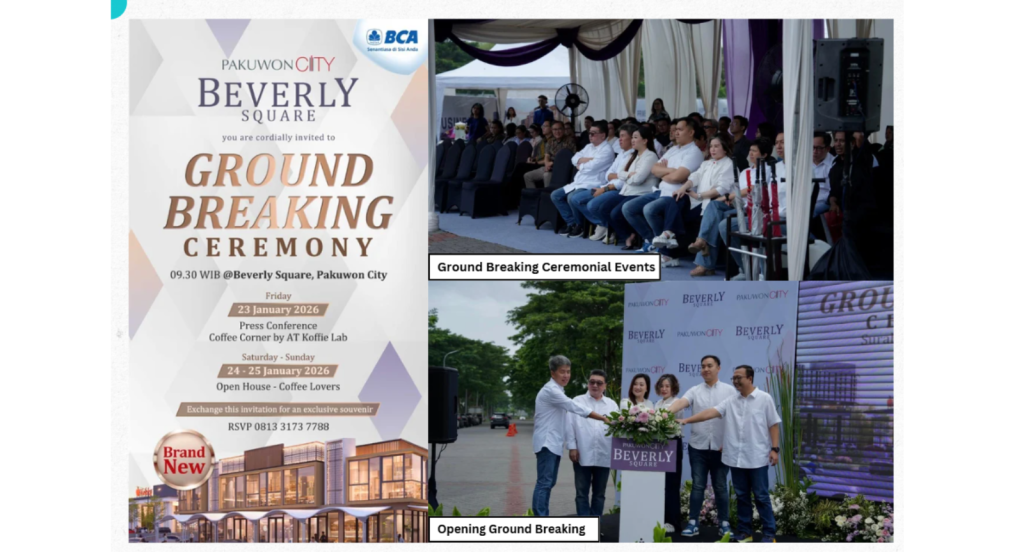 Groundbreaking Ruko Beverly Pakuwon City